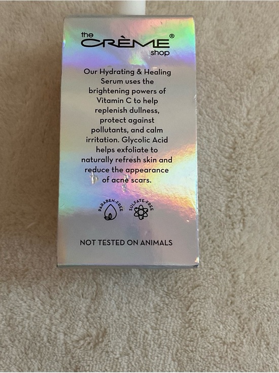The creme shop Other - The Crème Shop Hydrating & Healing Serum - Holographic Packaging, White Cap